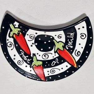 Hot or Mild half moon plates